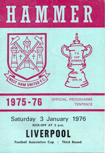Match programme